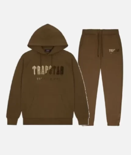 Trapstar Merch Chenille Decoded Brun Ensemble